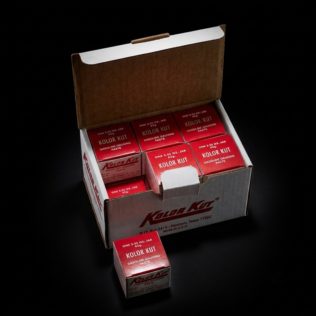Kolor Kut Gasoline Gauging Paste — case of 12 jars